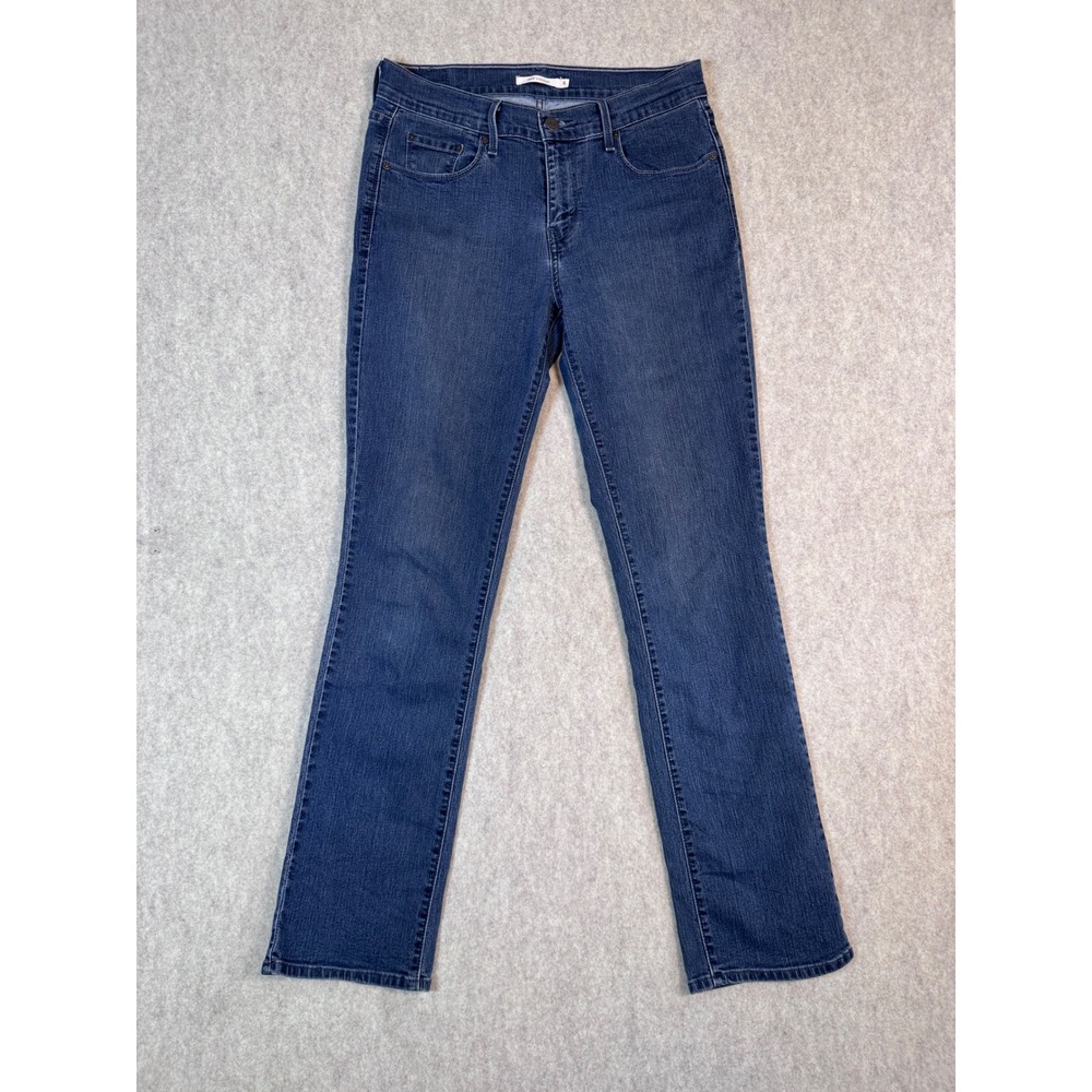 Levis 505 Straight Leg Jeans Womens 6M W28 L32 Medium Wash Blue Denim